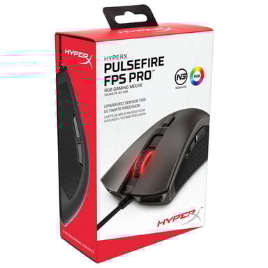 HyperX Pulsefire FPS Pro souris Jouer Ambidextre USB Type-A Optique 16000 DPI