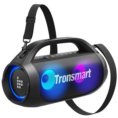 Haut-parleur Bluetooth Portable Puissant 60W Tronsmart Bang avec Son Enveloppant à 360 Degrés, Audio à Domicile avec Basses Profondes, Assistant Vocal, IPX5, jusqu'à 20H d'Autonomie, Haut-parleur Karaoke