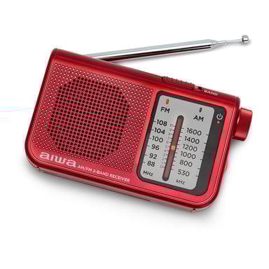 Aiwa RS-55RD Radio portable Personnel Analogique Rouge