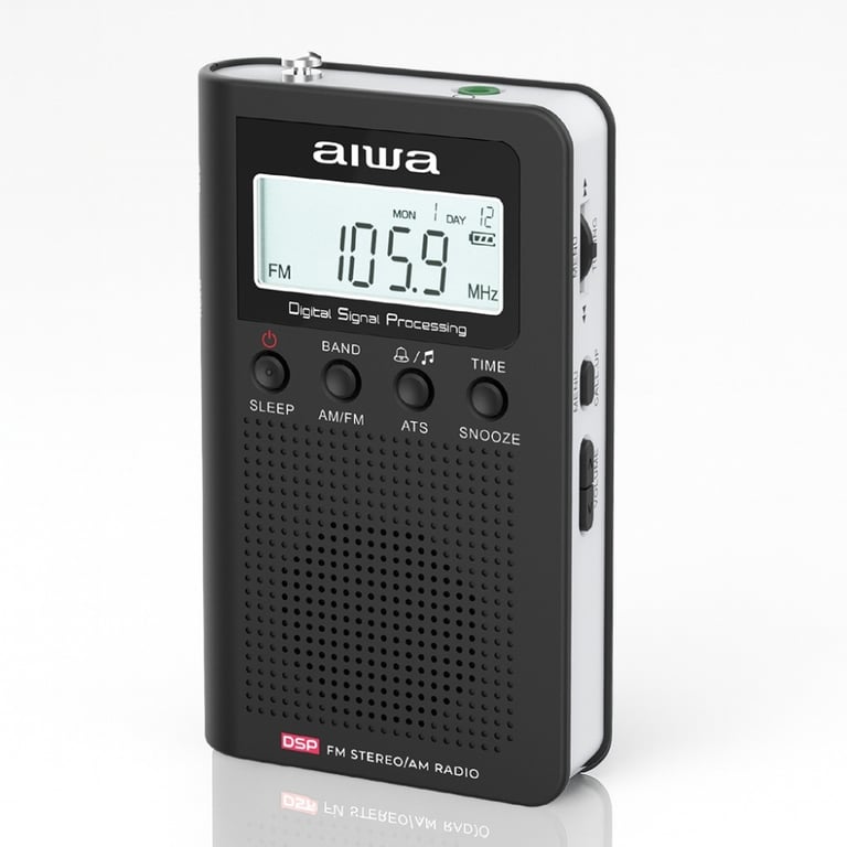 Radio Portable AIWA RSD-45BK – AM/FM, Écran LCD Rétroéclairé - vue 3