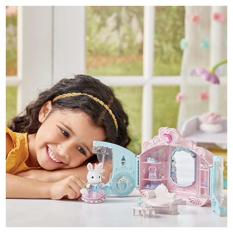 Coffret De Jeu Sylvanian Families 5758 – Dressing De Princesse Avec Figurine Lapin Neige - vue 4