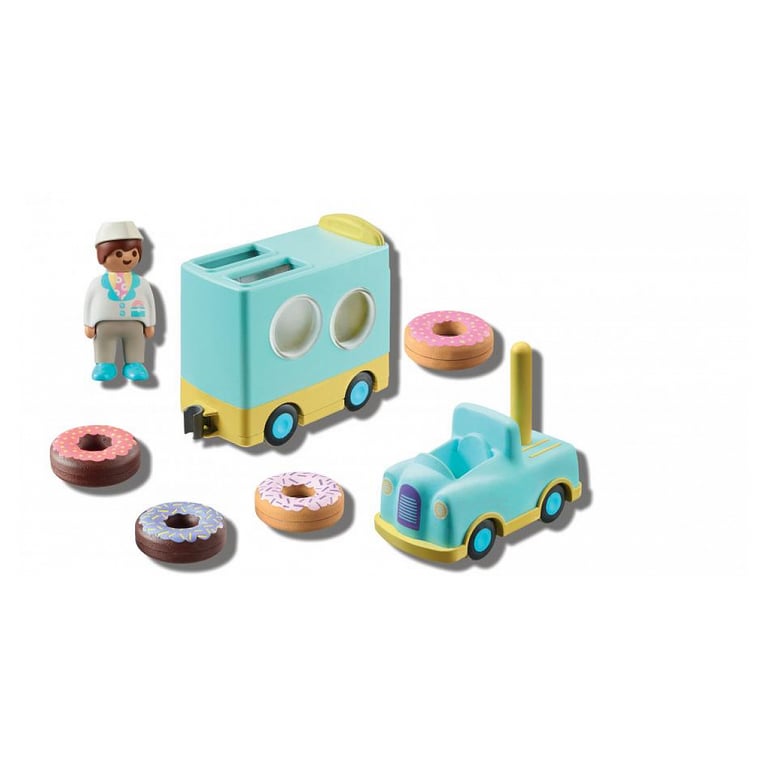 Camion de donuts 1.2.3 avec tri et empilement pour enfants Neuf - vue 2