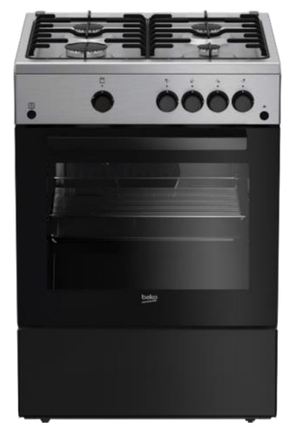 Cuisinière tout gaz BEKO FBG62031XCS - Neuf