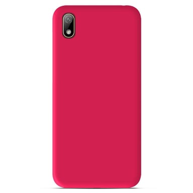 Coque silicone unie Mat Rose compatible Huawei Y5 2019