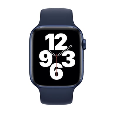 Bracelet Boucle unique en Silicone pour Apple Watch | 38/40/41/42 mm - Taille 8 - Deep Navy