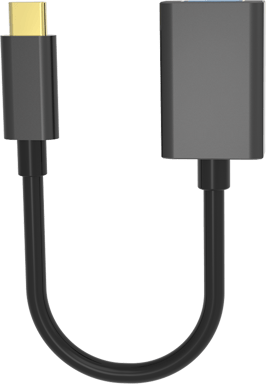 BigBen Connected Adaptador USB C 3.0 a USB A 3.0 - 15 cm Negro