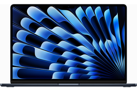 MacBook Air M2 (2023) 15.3', 3.5 GHz 512 Go 8 Go  Apple GPU 10, Minuit - AZERTY