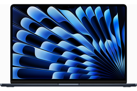 MacBook Air M2 Puce M2 (15.3") 38,9 cm Ordinateur portable 8 Go 256 Go SSD  Wi-Fi 6 (802.11ax) macOS Ventura, Minuit - Apple