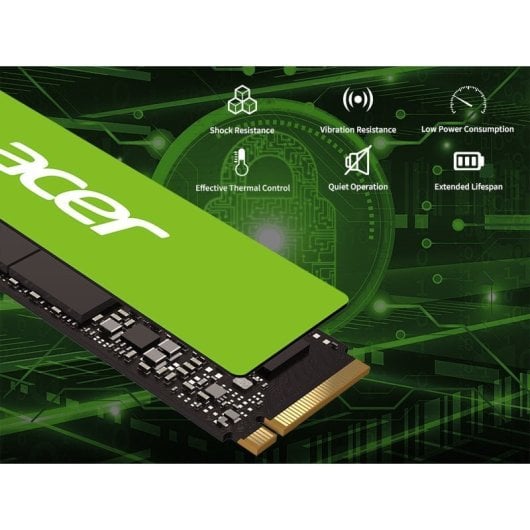 Acer FA200 4TB Disco SSD 7100MB/ NVMe PCIe 4.0 .2 Gen4 Neuf - vue 2
