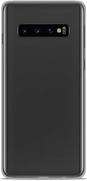 Coque silicone unie compatible Transparent Samsung Galaxy S10 Plus