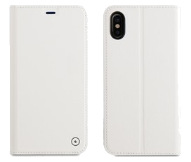 Folio Stand Blanc: Apple Iphone X/Xs