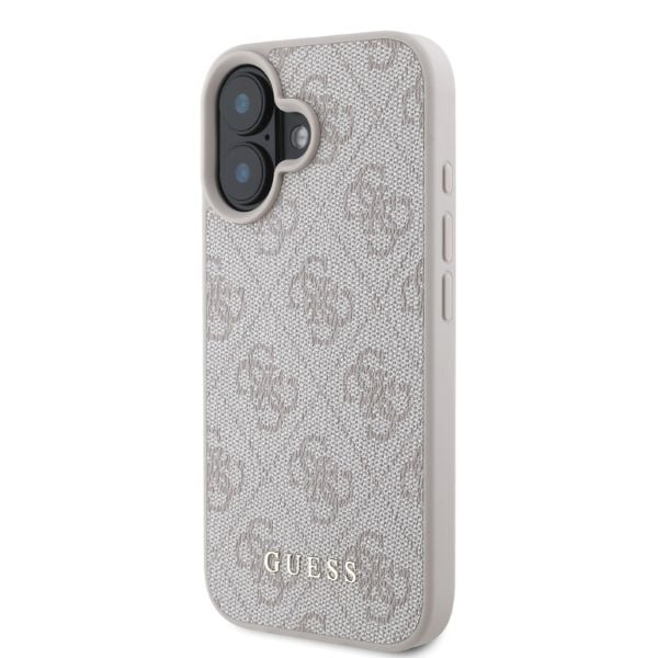 Guess Coque pour iPhone 16 - Hardcase 4G Classic (GUHCP16SG4GFPI)