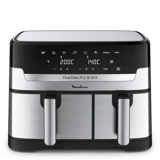 Friteuse sans huile MOULINEX Easy Fry and Grill Dual Inox - vue 8