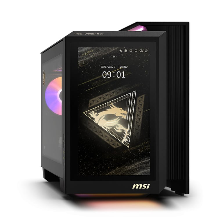 MSI MEG Vision X AI 2NVV7 - vue 3