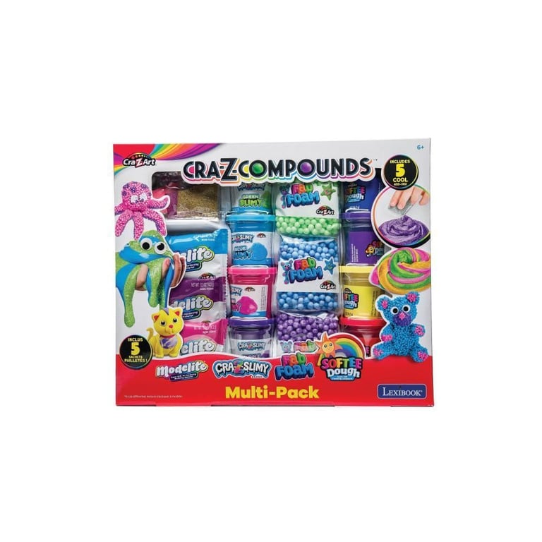 LEXIBOOK Kit de différentes textures élastiques à modeler - vue 2