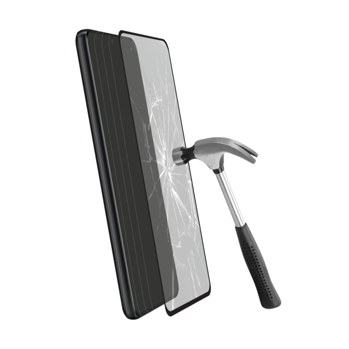 Protector de pantalla de cristal templado (100% cobertura de superficie) para Samsung Galaxy S23 5G, Negro