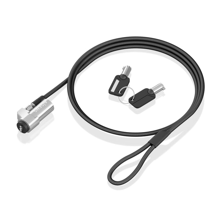 Câble de sécurité Aisens ASLK D45K06 BK 1 5 Neuf - vue 2