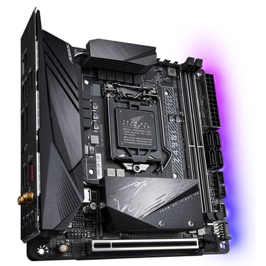 GIGABYTE Z490I AORUS ULTRA (rev. 1.x) Intel Z490 LGA 1200 (Socket H5) mini ITX