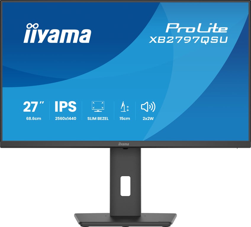 Ecran PC iiyama ProLite XB2797QSU B1 27 2560 x 1440 Quad HD LED - vue 9