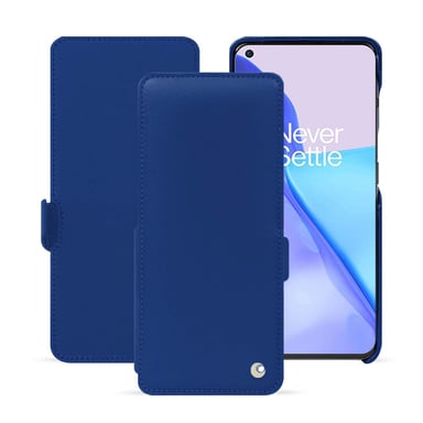 Housse cuir OnePlus 11 -  - Bleu - Cuir lisse