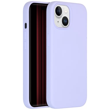 Accezz Coque Liquid Silicone avec MagSafe pour Apple iPhone 15 - Violet