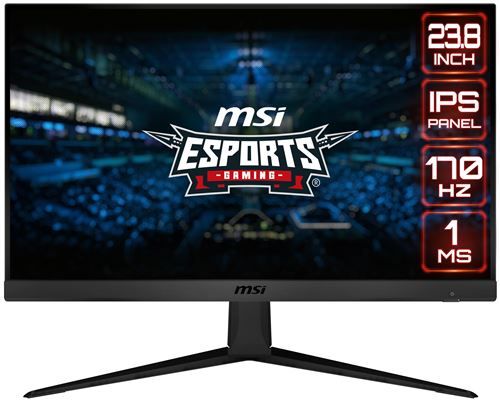 MSI G2412 Écran PC Gaming 23.8" FHD Dalle IPS 1920x1080 170Hz / 1ms 16:9 FreeSync Premium DisplayPort 1. HDMI 1.4b