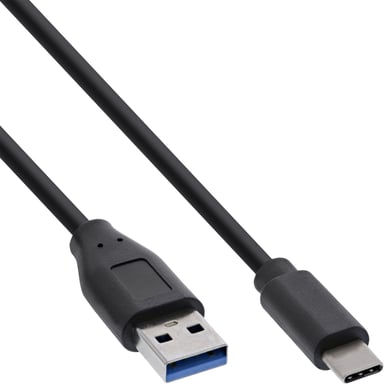 InLine 35712 câble USB USB 3.2 Gen 2 (3.1 Gen 2) 2 m USB A USB C Noir