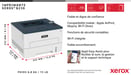 Xerox B230 A4 wireless duplex 34 ppm, PCL5e/6, 2 vassoi Totale 251 fogli