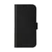 DBRAMANTE1928 Funda para iPhone 16 Pro Max Folio Modelo Copenhagen con ranura para tarjetas Negro