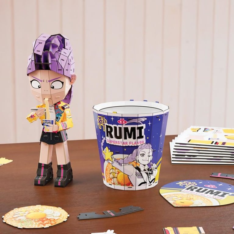 Ramen De Rumi Kpop Demon Hunters 4d Build SPINMASTER A Partir De - vue 4