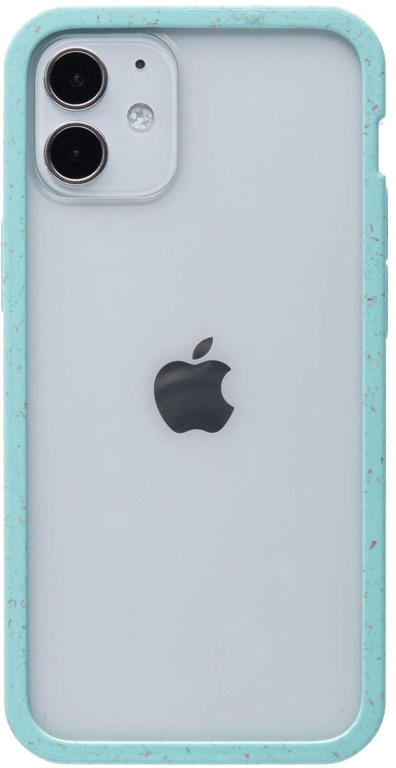 Pela Case Clear Eco-Friendly Case - iPhone 12 Mini, Bleu
