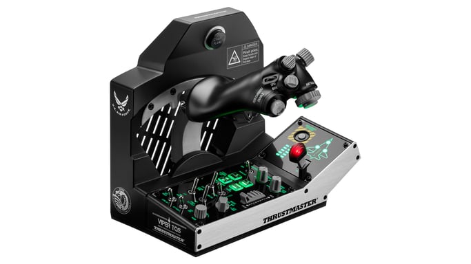 Thrustmaster VIPER TQS MISSION PACK Noir USB Joystick + levier de commande du moteur PC