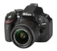 Nikon D5200 + Kit fotocamera reflex AF-S DX NIKKOR 18-55 mm 24,1 MP CMOS 6000 x 4000 pixel Nero