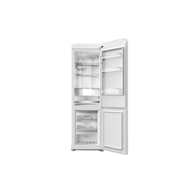 Cecotec Refrigerateur Congelateur Combiné Bolero CoolMarket Combi Origin 250 NF E. Firgo Rétro No Frost Airflow Humidity Box Réversible Alarme LED Intérieure Classe E - vue 3