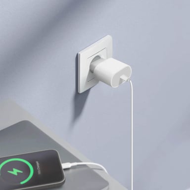 Pack oficial Apple Cargador USB C 20W y Cable USB C 2m Blanco