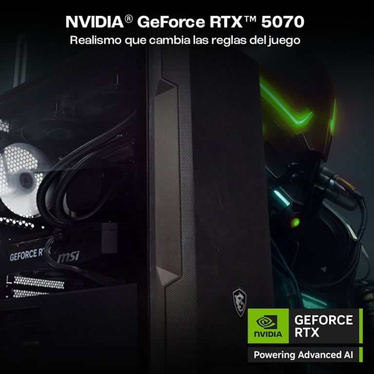 PC de bureau PcCom Studio Intel Core Ultra 5 Plus 2TB SSD RTX 5070 Windows 11 Pro - vue 4