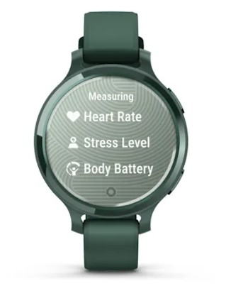 Garmin Lily 2 Active Petite Montre connectée et élégante avec GPS intégré Lunar Gold avec Bracelet Silicone - vue 5
