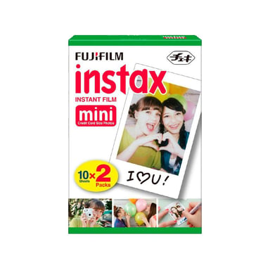 Carta fotografica Fujifilm Instax Mini 54 x 86 mm bianca