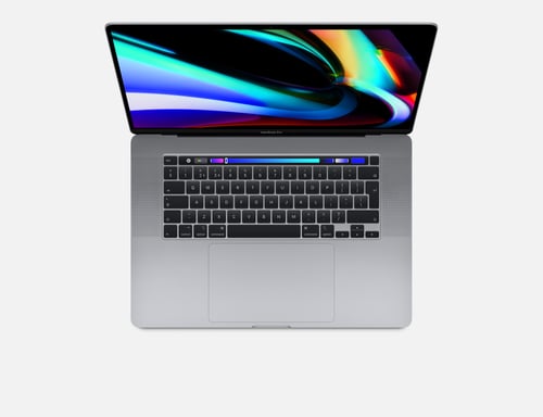 MacBook Pro Core i7 (2019) 16', 4.5 GHz 512 Go 16 Go AMD Radeon Pro 5500M, Gris sidéral - QWERTY Portugais