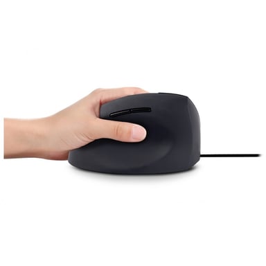 Urban Factory ERGO Next mouse Mancino USB tipo A Ottico 3600 DPI (ERGO NEXT VERTICAL ERGONOMIC - WIRED MOUSE FOR LEFT-HANDED)
