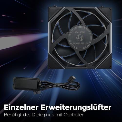 LIAN LI UNI FAN TL Sans fil LCD ARGB PWM Neuf - vue 2