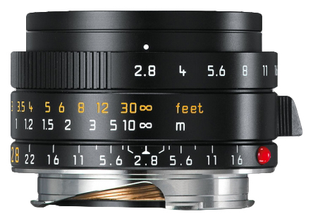 Leica Elmarit-M 28mm f/2.8 ASPH MILC Noir - Neuf