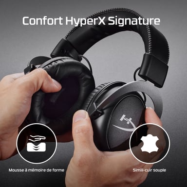 HyperX Casque Cloud II - Jeux (noir rouge)