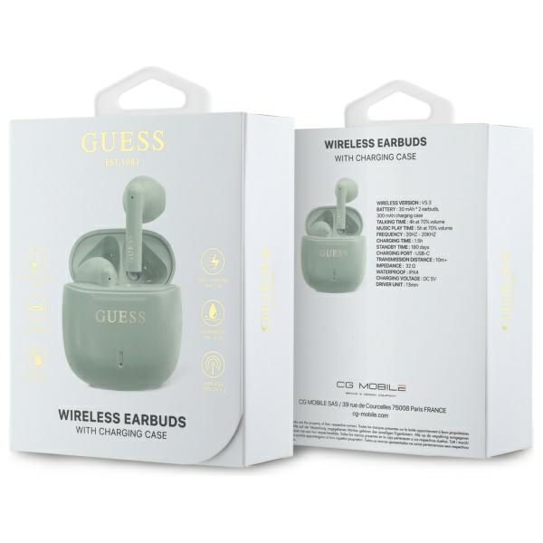 Casque sans fil TWS Guess Printed Classic Logo Neuf - vue 2