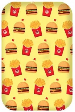 Batería externa Duo Junk Food 10000 mAh Amarillo