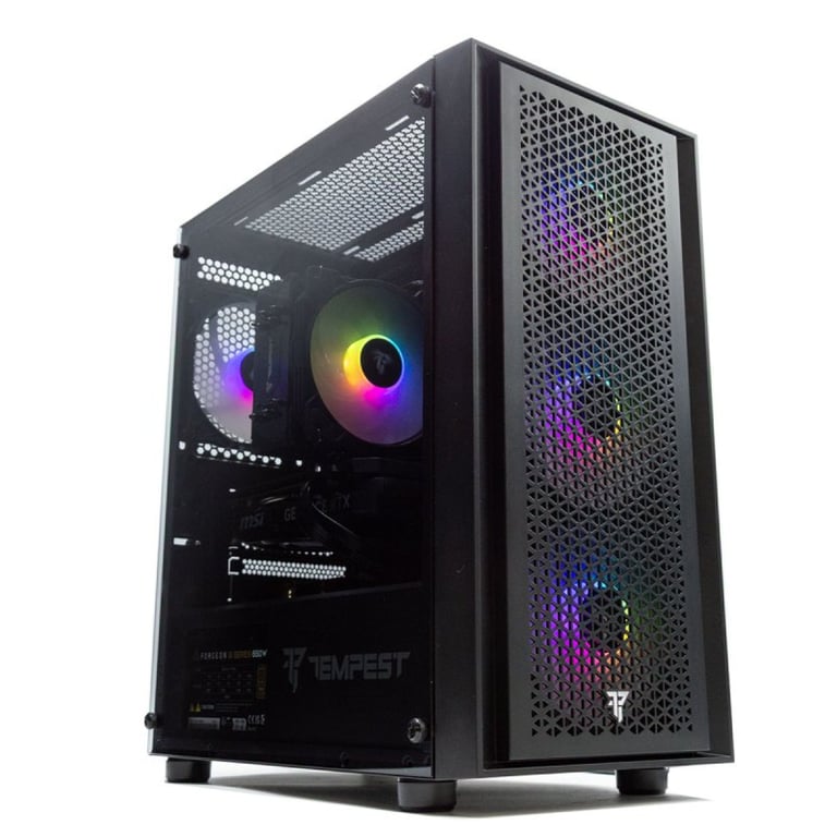 PC Gaming PcCom Ready V2 Intel i5 RAM DDR4 SSD NVMe RTX 5060 8 Go GDDR7 WiFi 6 RGB Neuf - vue 3