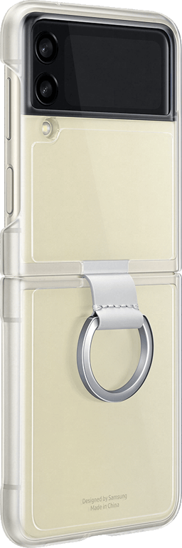Coque Samsung G Z Flip 3 avec anneau Transparente Samsung