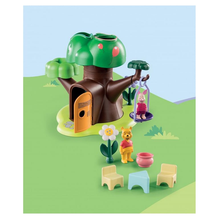 Playmobil 123 71316 Disney Winnie 'ourson Et Porcinet Avec Cabane - vue 3
