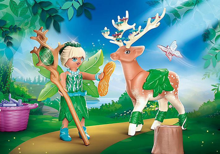 Playmobil Forest Fairy avec animal préféré - Neuf