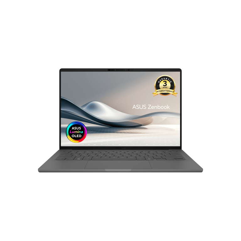 PC Portable ASUS ZenBook 14 OLED UX3407 : Win 11 14.0 WUXGA Snapdragon X1P 26 100 RAM SSD - vue 3